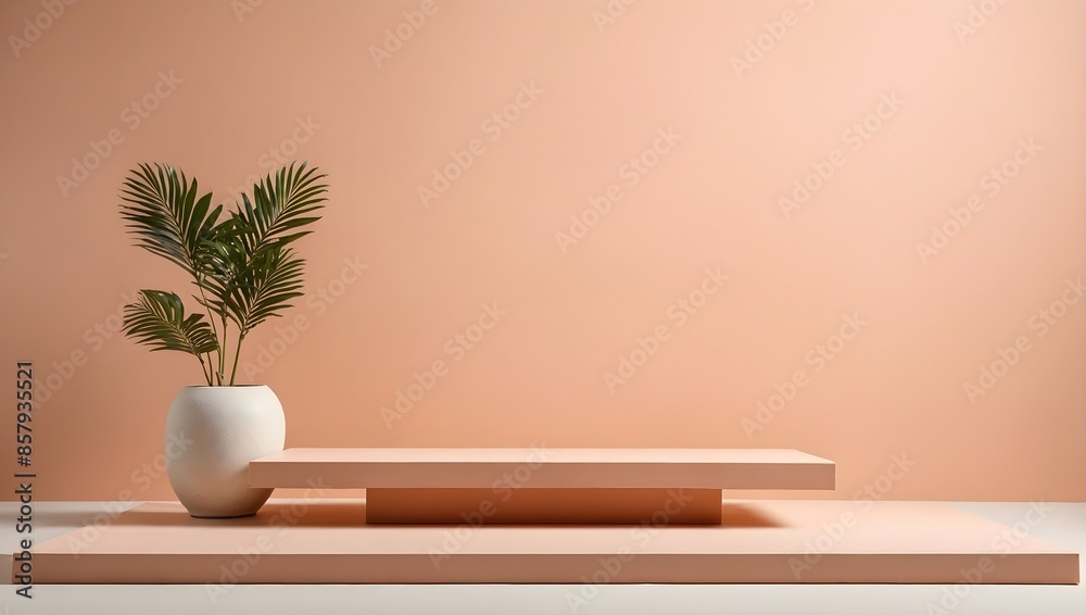 Empty podium for product presentation Empty podium for product presentation