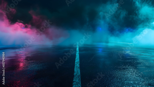 night city street cyberpunk style