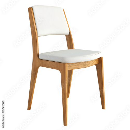 Classic furniture isolated: Vintage brown wood chair transparent background and timeless style to your designs with transparent background.