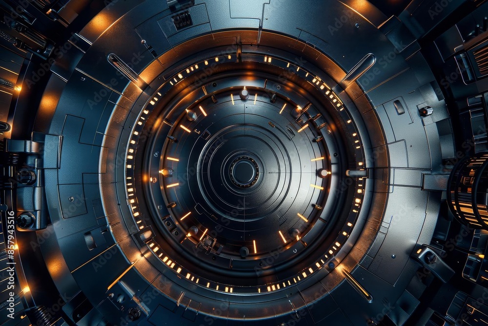 A modern and sleek birds-eye view of a high-tech password vault, showcasing a blend of realistic textures in a digital 3D illustration, A modern and sleek birds-eye view of a high-tech password vault, showcasing a blend of realistic textures in a digital 3D illustration,