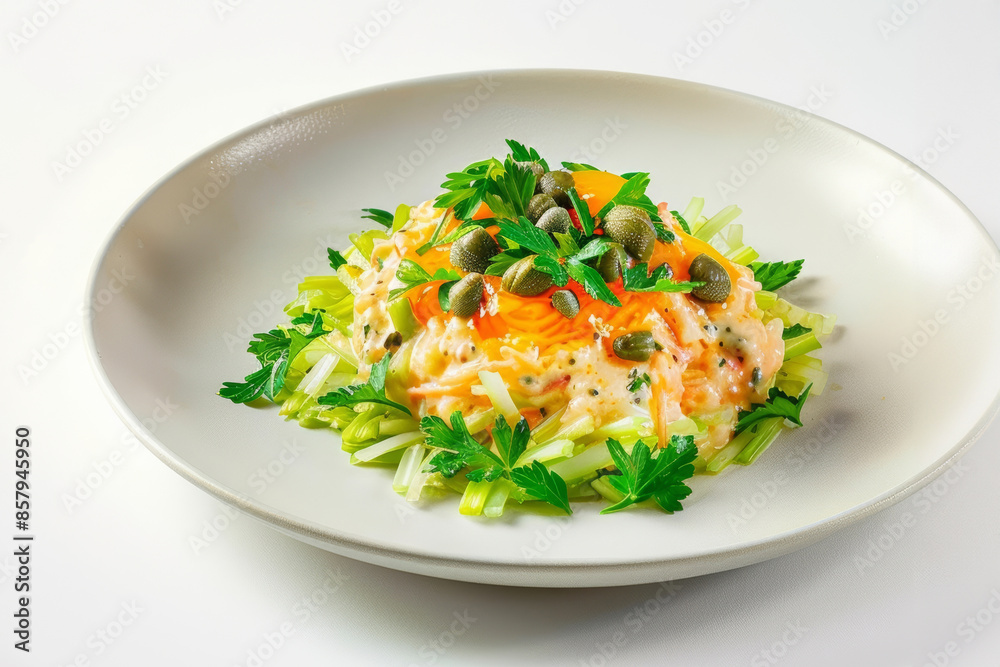 Satisfying Celery Root Remoulade with Symphony of Textures Satisfying Celery Root Remoulade with Symphony of Textures