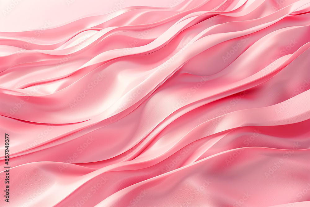 Obraz premium abstract background with pink smooth lines and waves