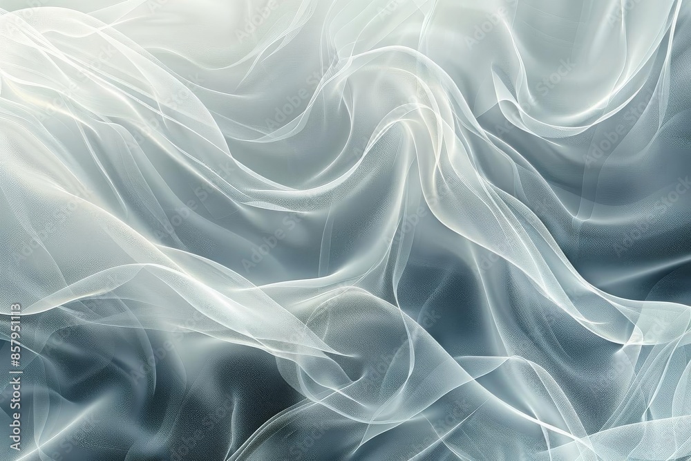 A subtle abstract background with white and light gray flowing lines A subtle abstract background with white and light gray flowing lines