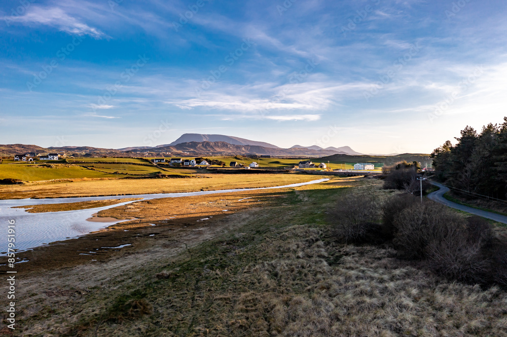 The Muckish seen from Portnablagh, County Donegal, Ireland