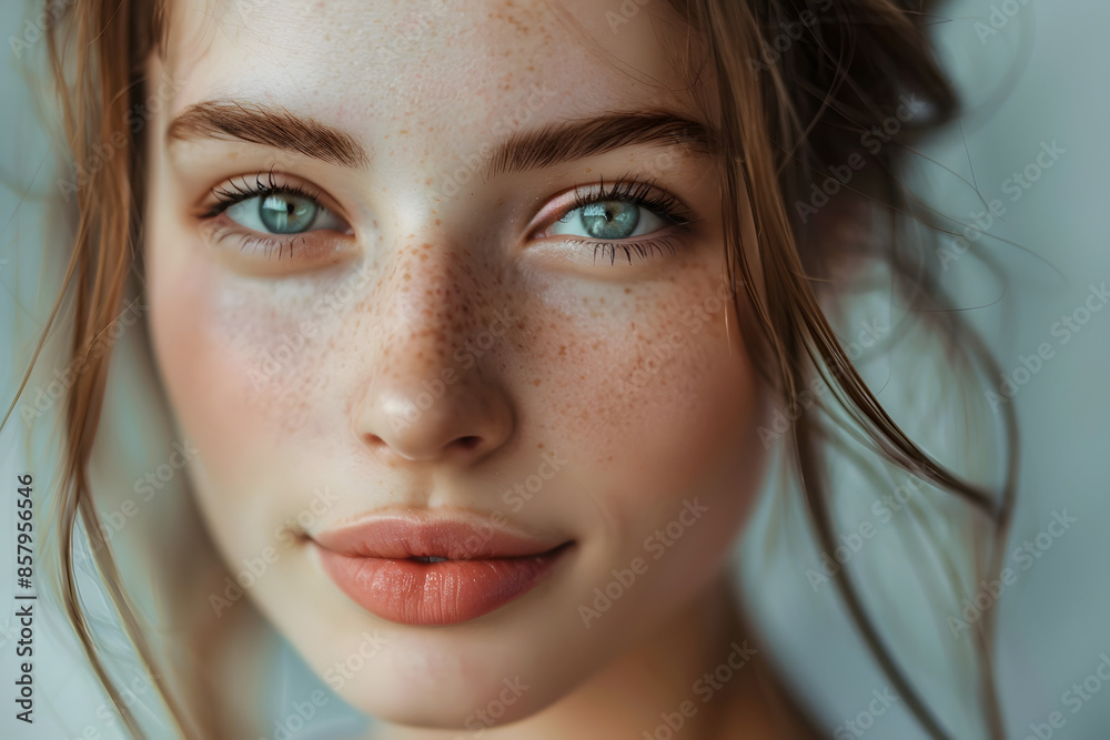 Beautiful Young Woman with Smooth Skin Beautiful Young Woman with Smooth Skin