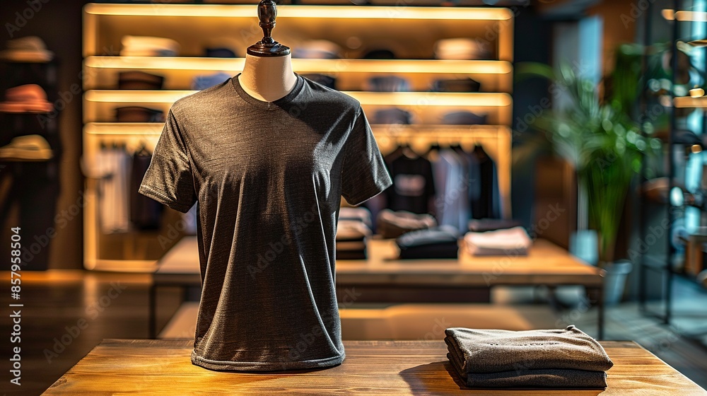 Black T-Shirt Mockup Black T-Shirt Mockup