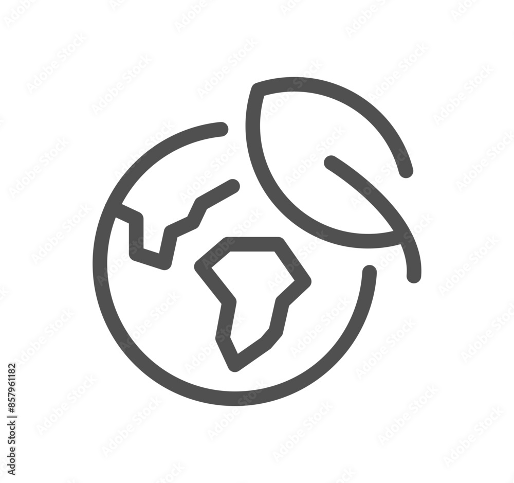 Ecology related icon outline and linear vector.
Ecology related icon outline and linear vector.
