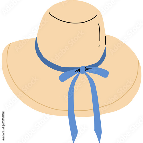 hat with a bow