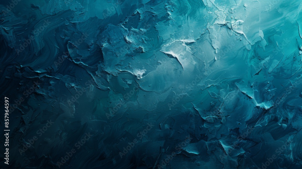 Abstract background with a deep blue textured surface, featuring intricate patterns and brush strokes