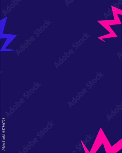 ICC Mens T20 Cricket World Cup 2024 in America theme elements on blue Background Social Media Post, Vector Illustration