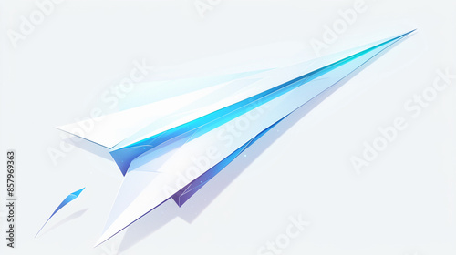 creative design paper plane...