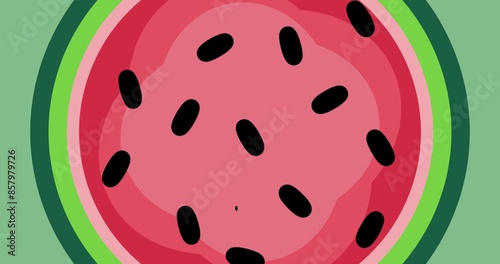 National Watermelon Day on Banner Background