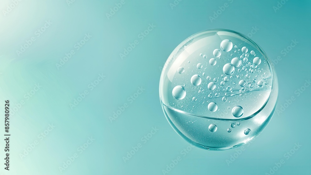 Skincare Serum Droplets Splashing Skincare Serum Droplets Splashing
