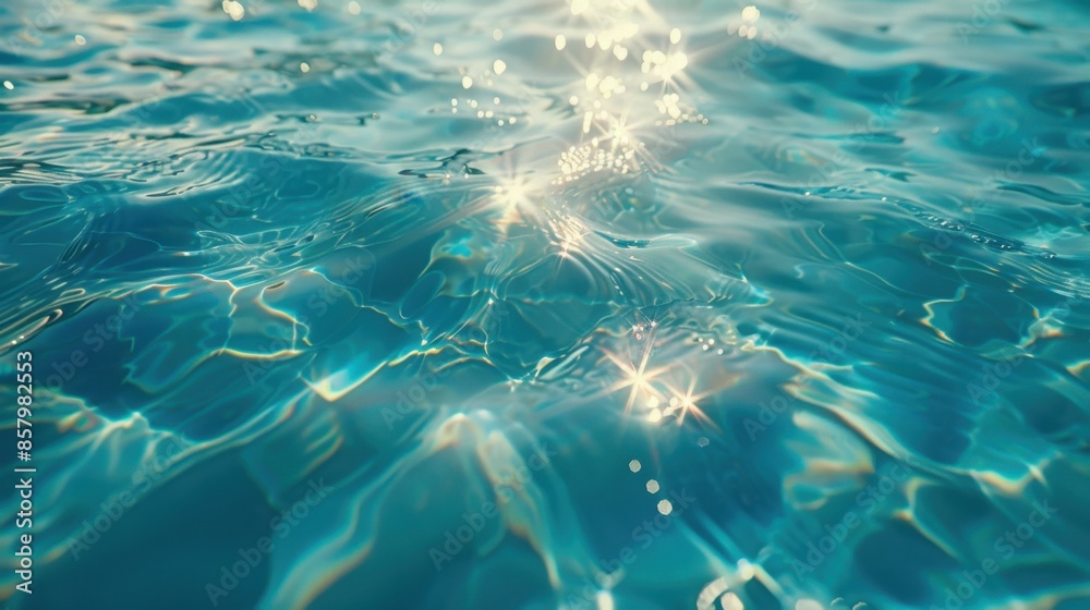 Aquatic Elegance: Sunlight refracts through the clear blue water, creating a glistening mosaic that ebbs and flows with the soft rhythms of nature, a testament to the elegance of aquatic beauty.
Aquatic Elegance: Sunlight refracts through the clear blue water, creating a glistening mosaic that ebbs and flows with the soft rhythms of nature, a testament to the elegance of aquatic beauty.