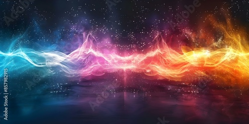 Exploring the Electromagnetic Spectrum From Radio Waves to Gamma Rays. Concept Radio Waves, Microwaves, Infrared, Visible Light, Ultraviolet, X-rays, Gamma Rays