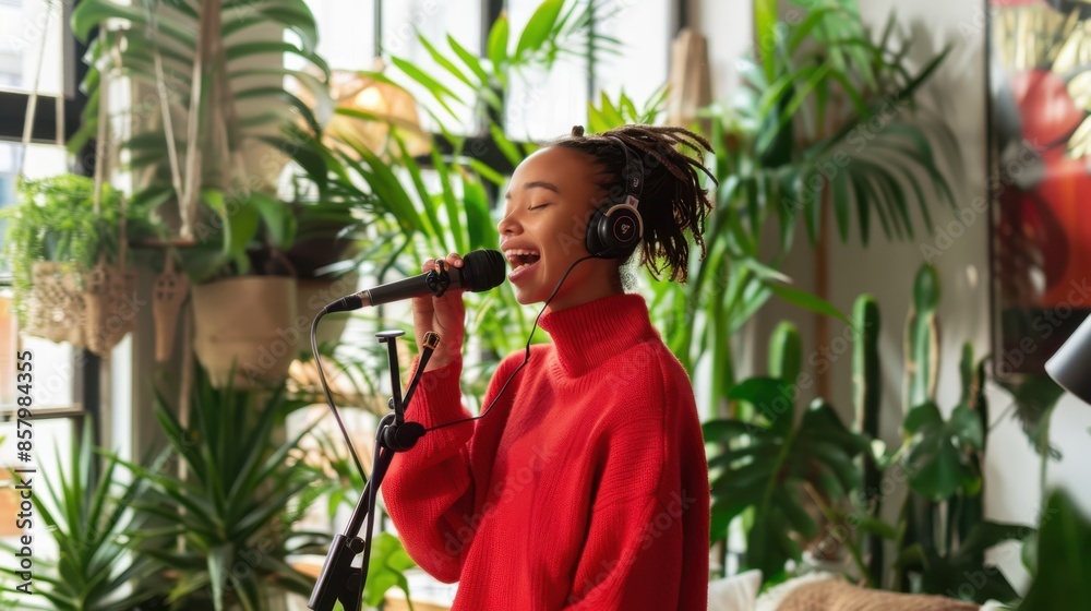 The Woman Singing Indoors The Woman Singing Indoors