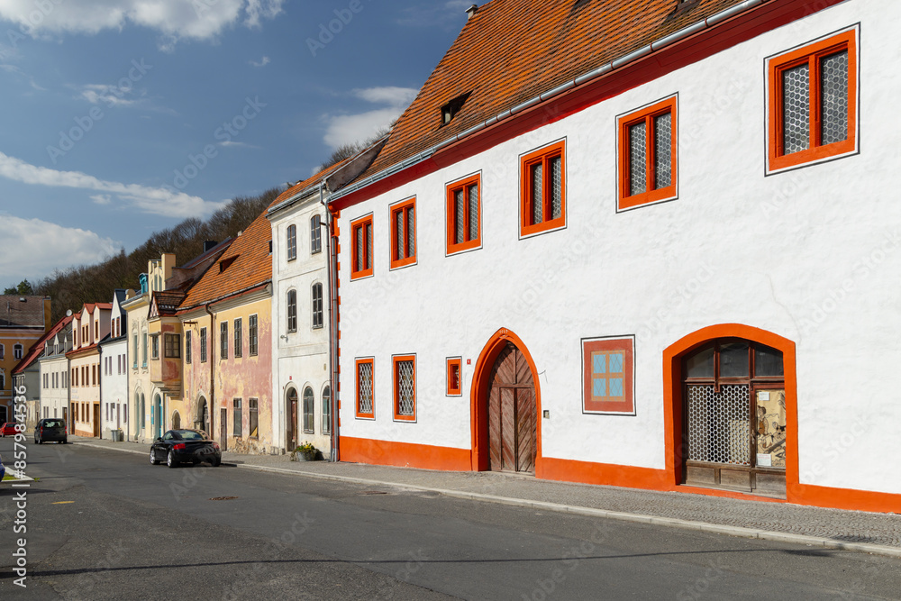 Horni Slavkov old town, Western Bohemia, Czech Republic Horni Slavkov old town, Western Bohemia, Czech Republic