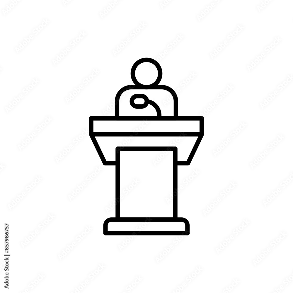 Speak announcement outline icons, minimalist vector illustration ,simple transparent graphic element .Isolated on white background Speak announcement outline icons, minimalist vector illustration ,simple transparent graphic element .Isolated on white background