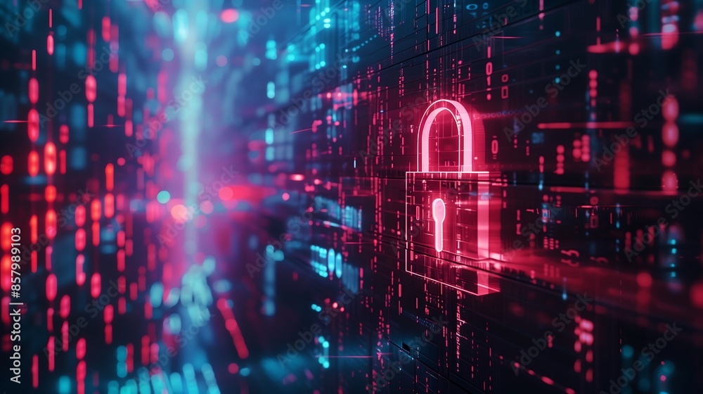 digital padlock cyber security
