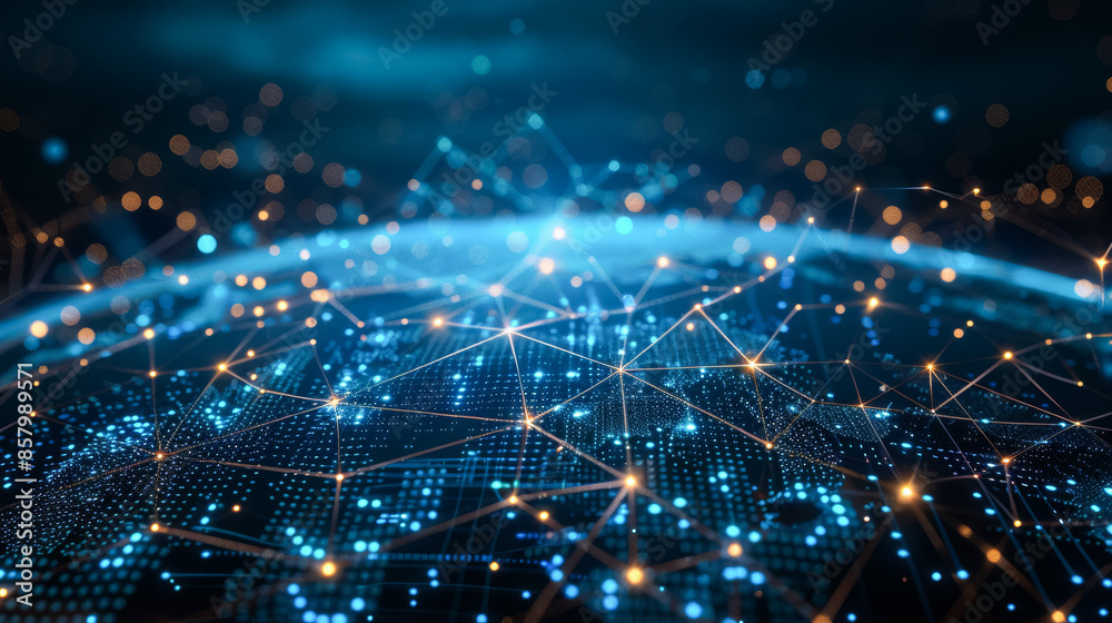 Obraz premium Global Network