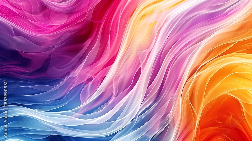 Fototapeta premium abstract wallpaper of wavey colours