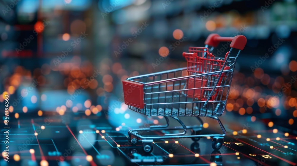 Shopping Cart on Digital Interface Shopping Cart on Digital Interface