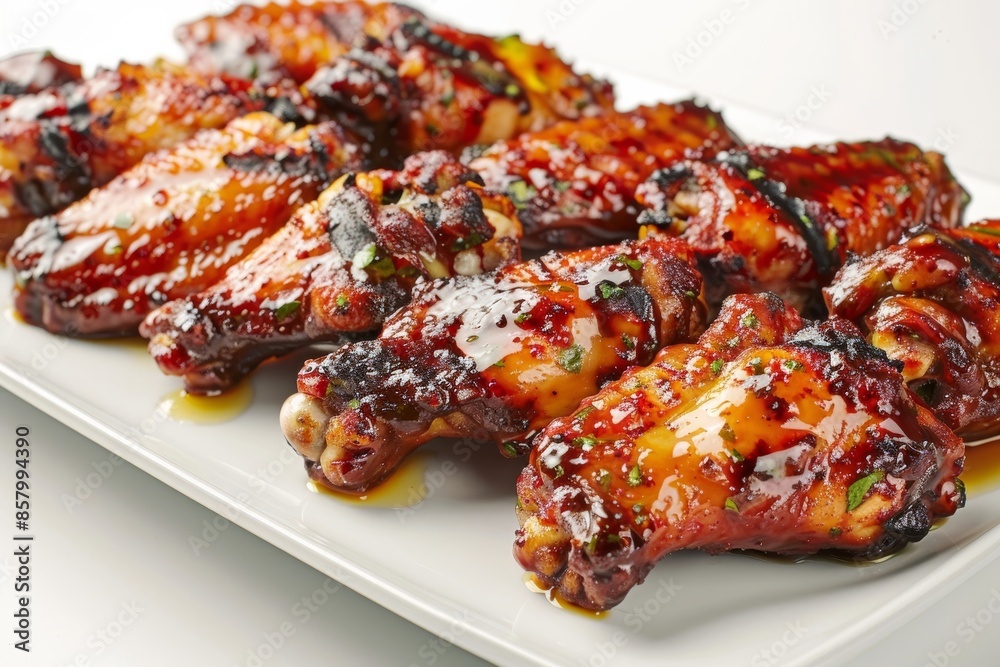 Grilled Caribbean Chicken Wings with a Tangy Citrus Sauce