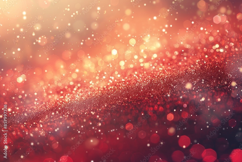 A red background with a lot of sparkles A red background with a lot of sparkles