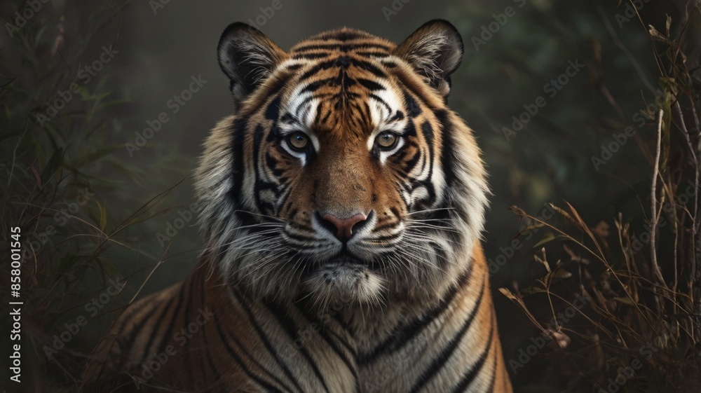 Obraz premium portrait of a tiger in the wild