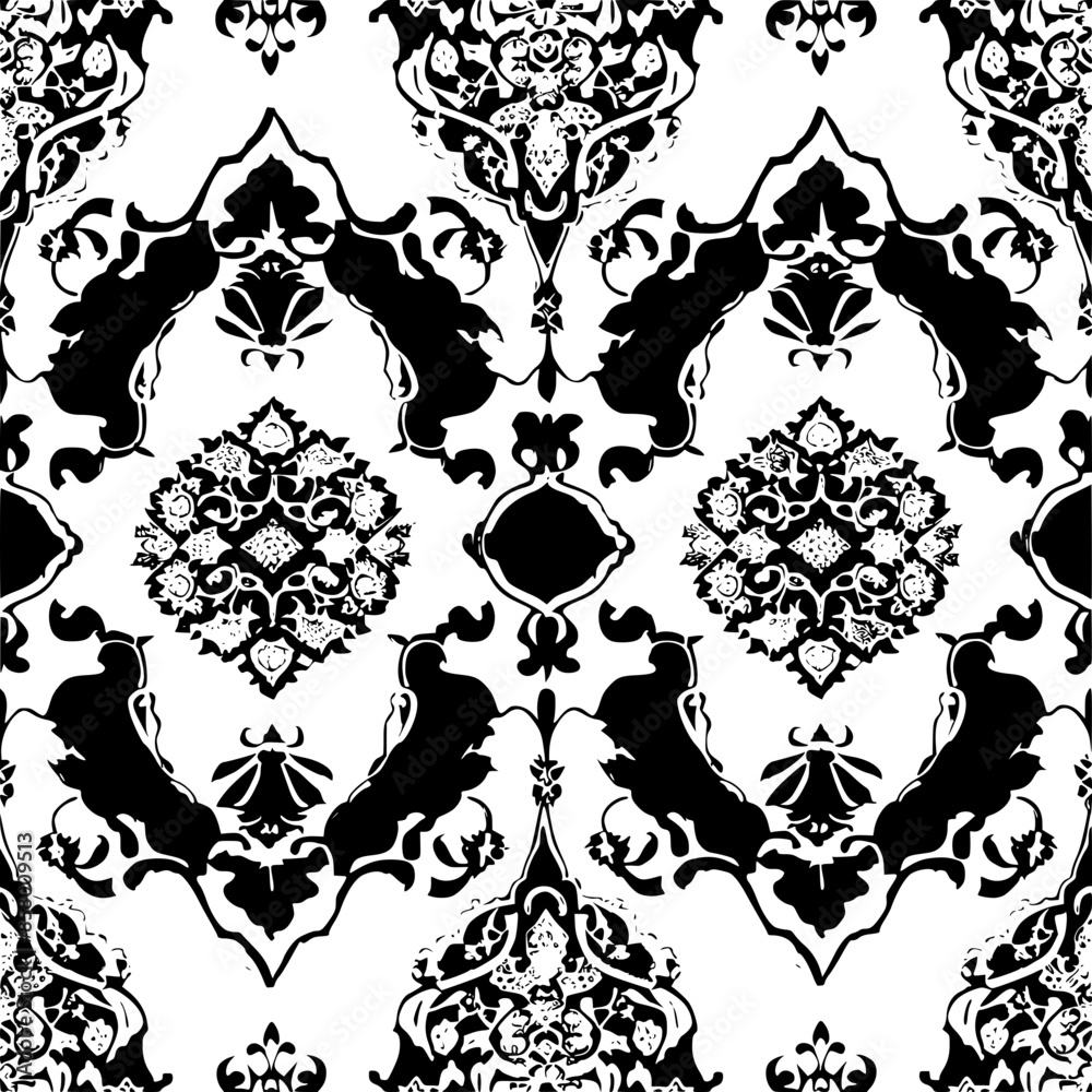 Obraz premium lace pattern, lace svg, lace png, geode pattern, seamless geode pattern, summer floral seamless pattern, seamless repeat pattern, boho floral seamless, flower paper, digital paper pack, digital backgr