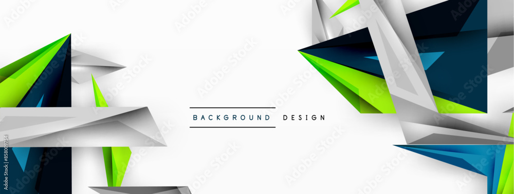 Minimal geometric abstract background. Low poly dynamic triangle design. Trendy techno business template for wallpaper, banner, background or landing Minimal geometric abstract background. Low poly dynamic triangle design. Trendy techno business template for wallpaper, banner, background or landing