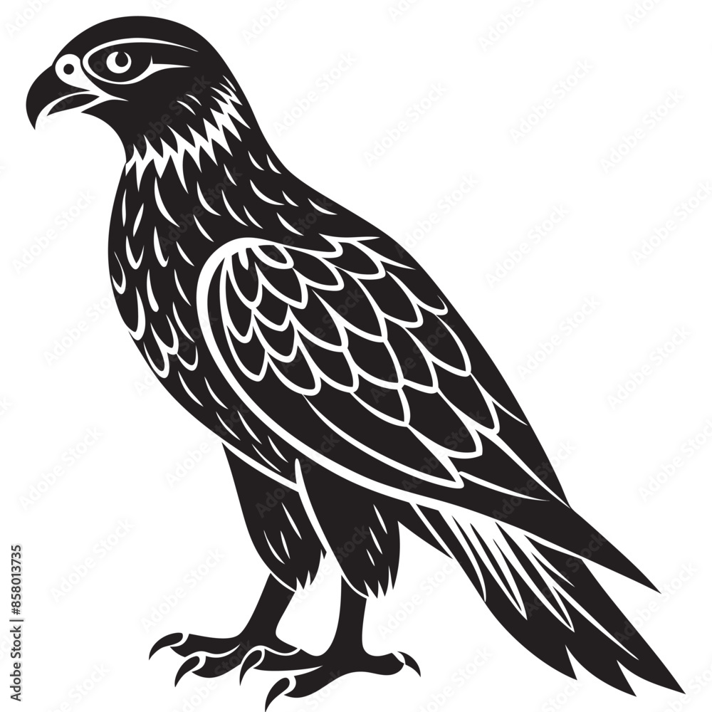 Fototapeta premium eagle isolated on white background