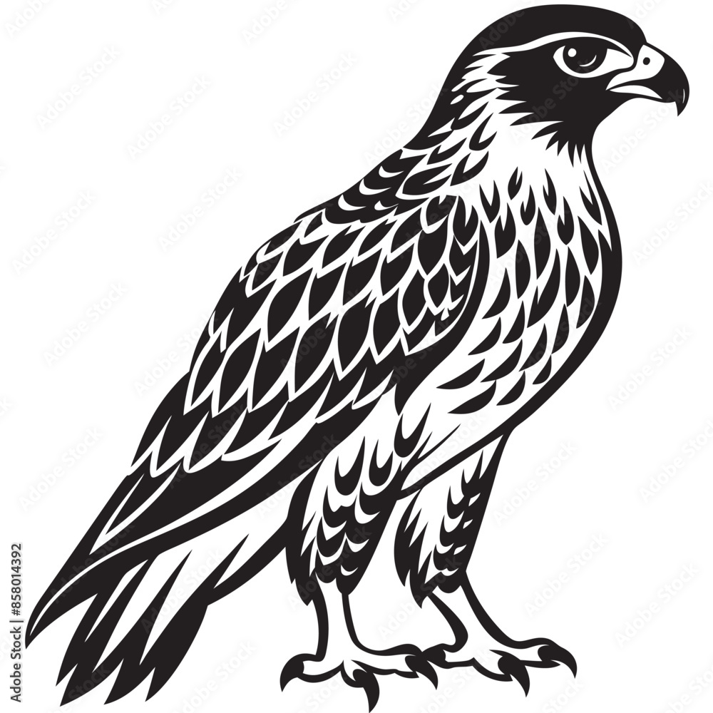 Fototapeta premium eagle isolated on white