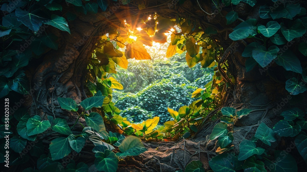 Sunlight Through the Jungle Vines Sunlight Through the Jungle Vines