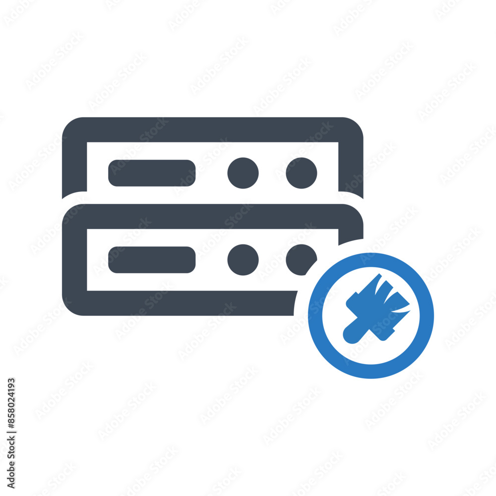 Storage cleanup icon Storage cleanup icon