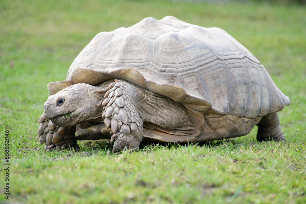 Fototapeta premium Tortoise on the grass