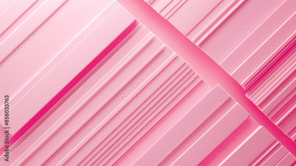 Abstract pink geometric background with layered lines, digital art