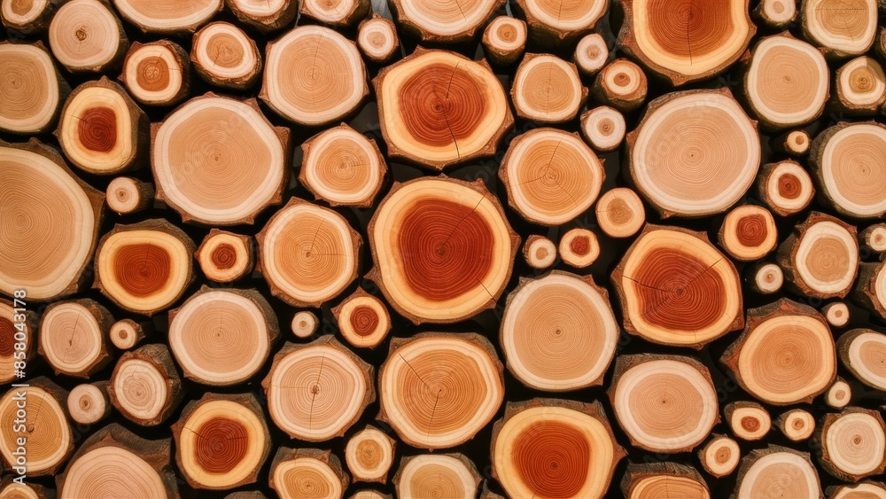 Meticulously Arranged Stack of Wooden Logs Showing Natural Patterns
Meticulously Arranged Stack of Wooden Logs Showing Natural Patterns