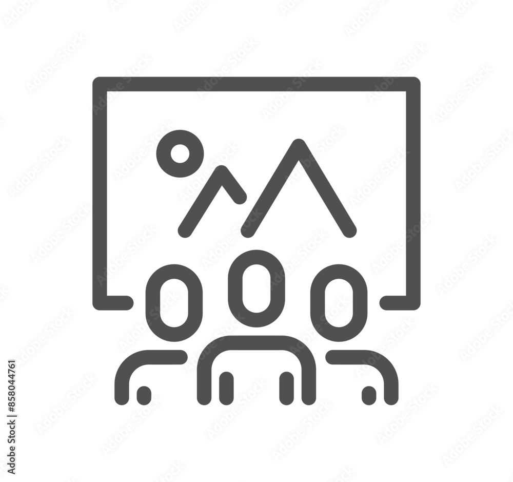 Museum related icon outline and linear vector.
Museum related icon outline and linear vector.