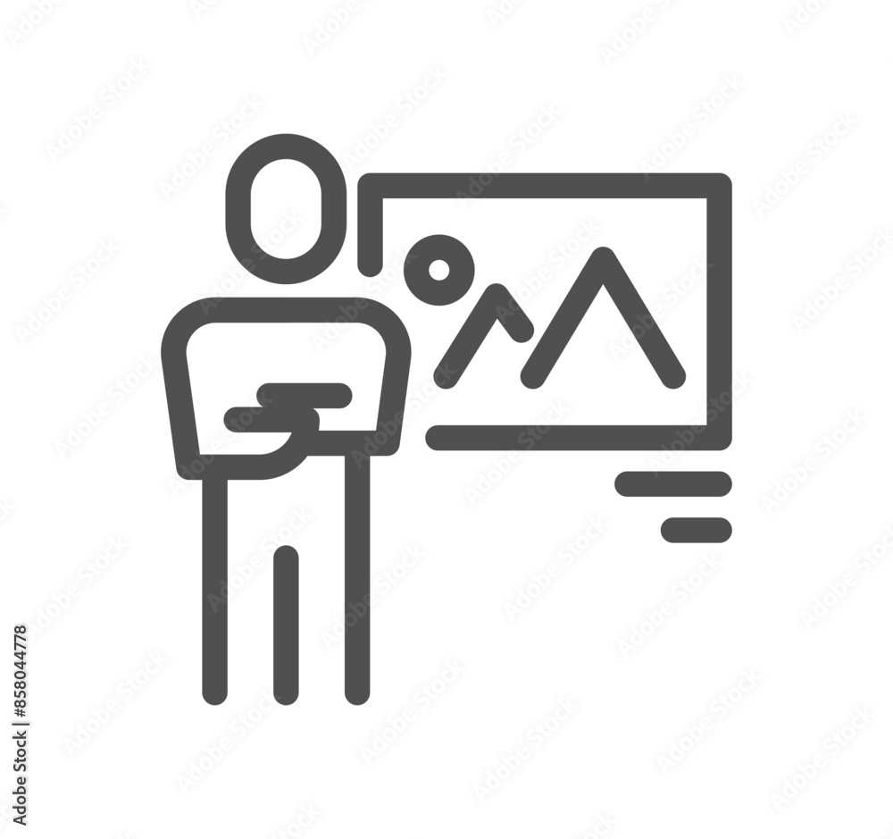 Museum related icon outline and linear vector.
Museum related icon outline and linear vector.