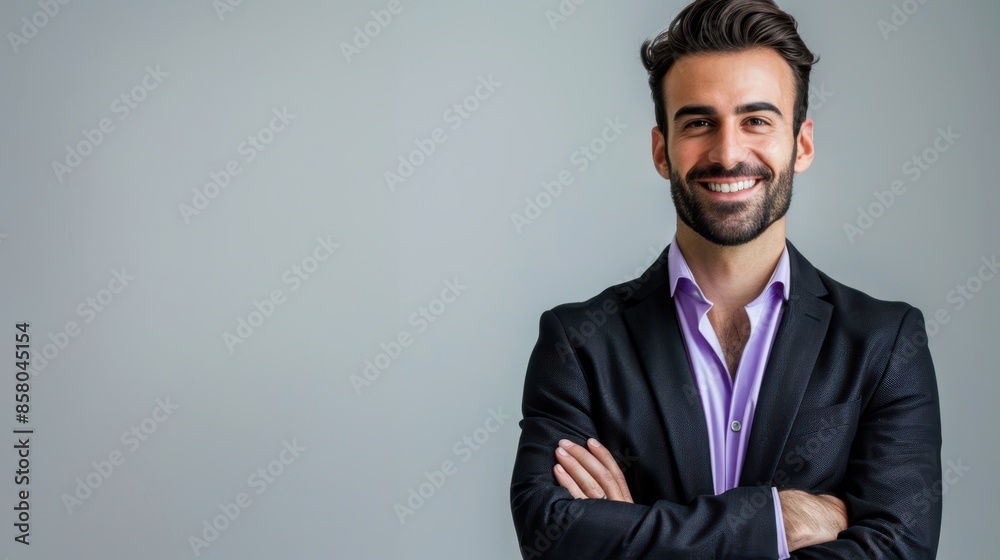 The confident smiling businessman The confident smiling businessman