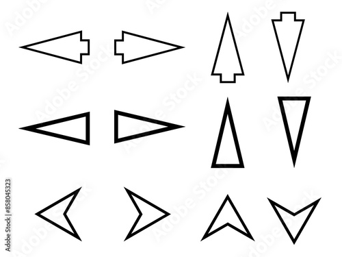 set of arrows