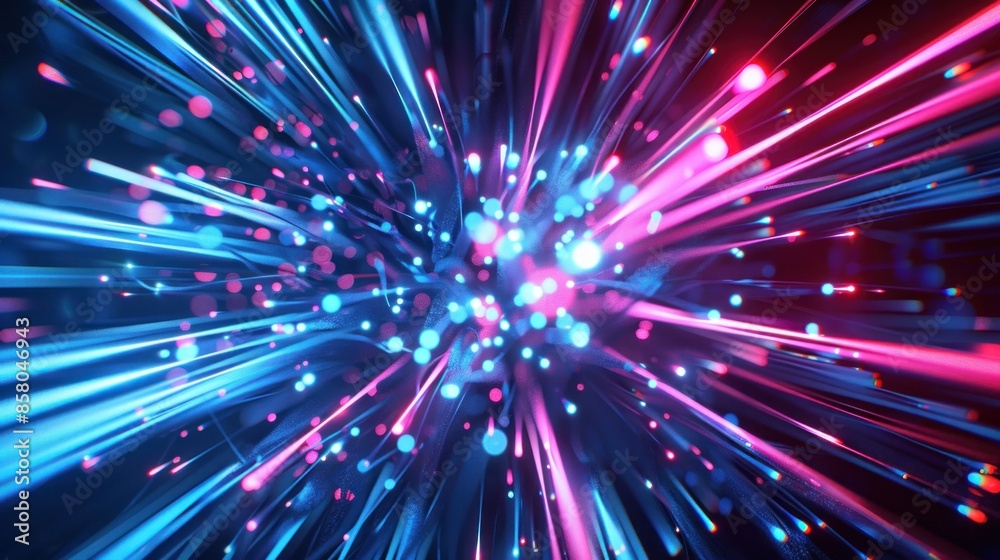Abstract colorful swirling galaxy of light and dark blue and red Abstract colorful swirling galaxy of light and dark blue and red