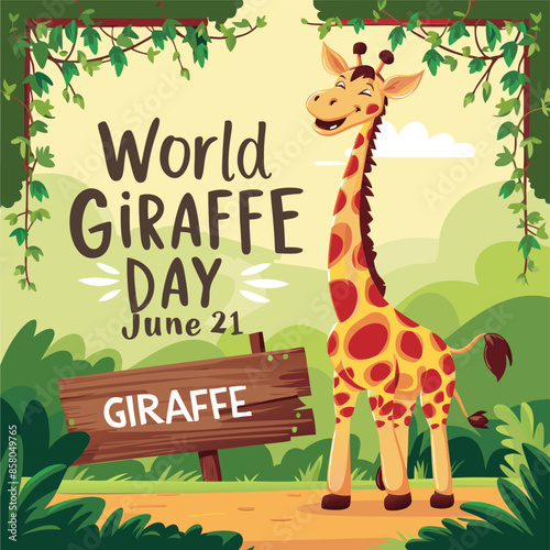 Graceful Giraffe: Celebrating World Giraffe Day with Joy and Awareness