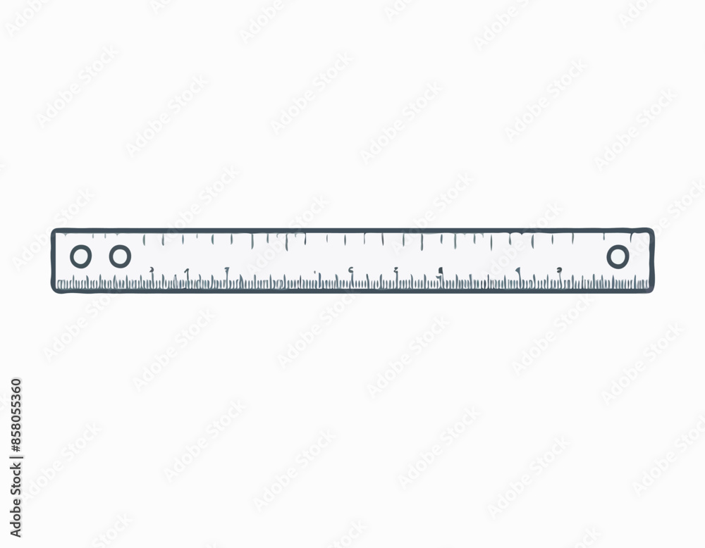 Ruler line icon, stationery concept, office or school measure tool vector sign on white background, straightedge symbol in outline style for mobile concept and web design. Vector graphics Ruler line icon, stationery concept, office or school measure tool vector sign on white background, straightedge symbol in outline style for mobile concept and web design. Vector graphics