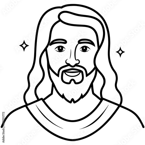 Jesus Christ Vector Illustration