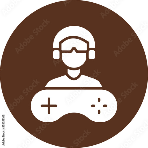 Royale Vector Glyph Circle Icon