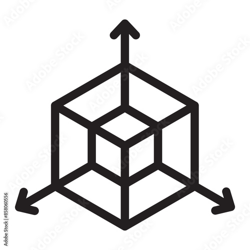 BIM Technology Icon Ideal for Building Information Modeling and Architecture