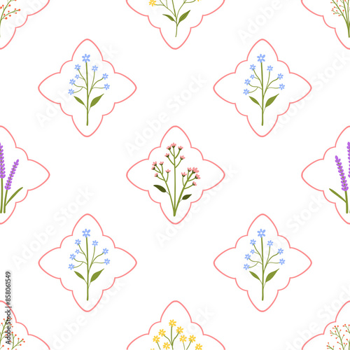 Pattern cute flower 