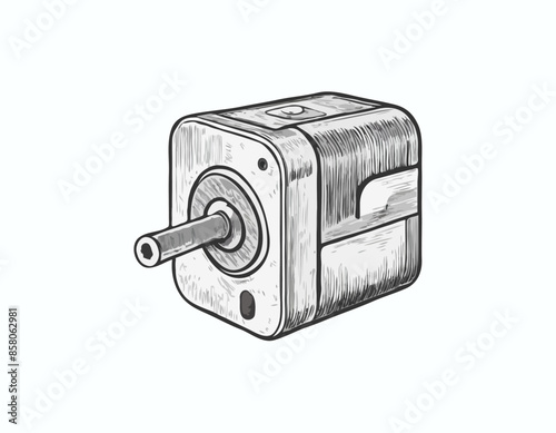 Pencil sharpener vector